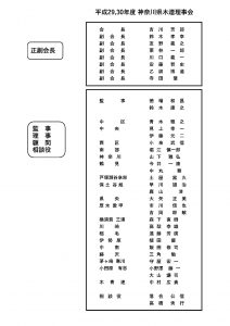 神奈川県木連組織表の画像