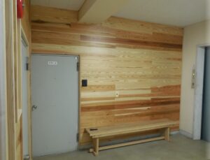 神奈川県木材会館1階の内装を木質化した写真6