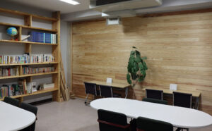 秀英高校のDIY部の施工後の部屋